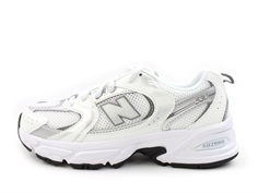 New Balance white/silver metalic 530 sneaker